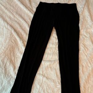 J.Jill Wearever Black Pants Smooth Fit Slim Leg Size Large
